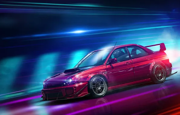 Авто, Subaru, Impreza, Машина, Car, NFS, Need for Speed, Subaru Impreza