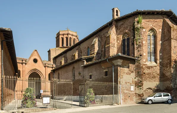 Город, Франция, средневековая архитектура, L’église Saint-Blaise, Verfeil, церковь Святой Блез, Haute-Garonne