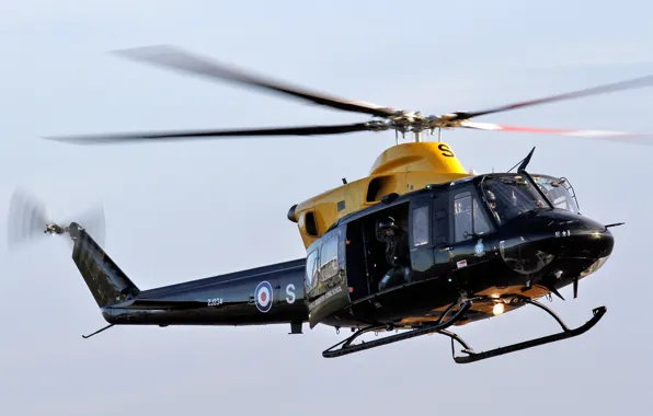 Картинка небо, вертолет, американский, многоцелевой, «Грифон», пилотажно-тренировочный, Bell 412/CH-146 Griffon