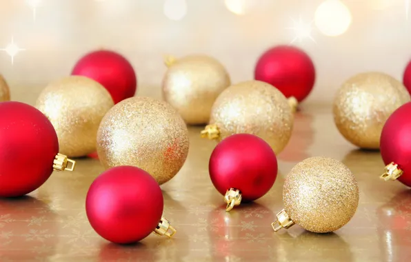 Шарики, праздник, шары, новый год, рождество, красные, christmas, new year