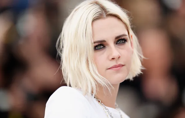 Взгляд, поза, макияж, актриса, блондинка, Kristen Stewart, Кристен Стюарт, фотосессия