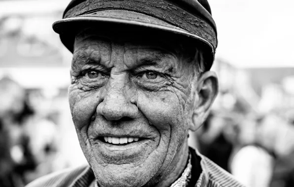 Eyes, smile, fisherman