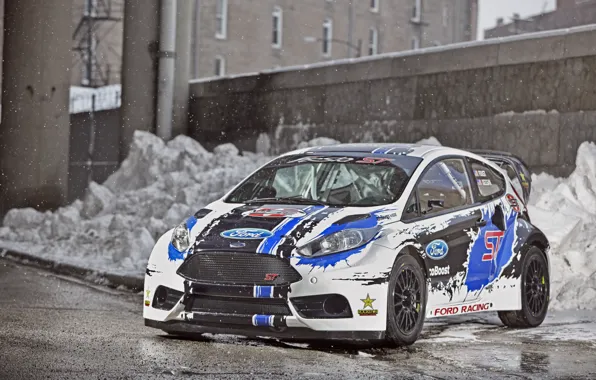 Ford, fiesta, rallycross, T.Foust