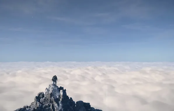Игра, скриншот, облака. небо, Death Stranding 2