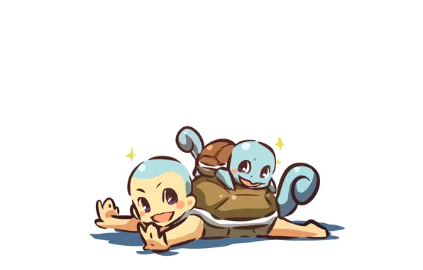 Картинка радость, мальчик, boy, покемон, pokemon, панцирь, squirtle, сквиртл