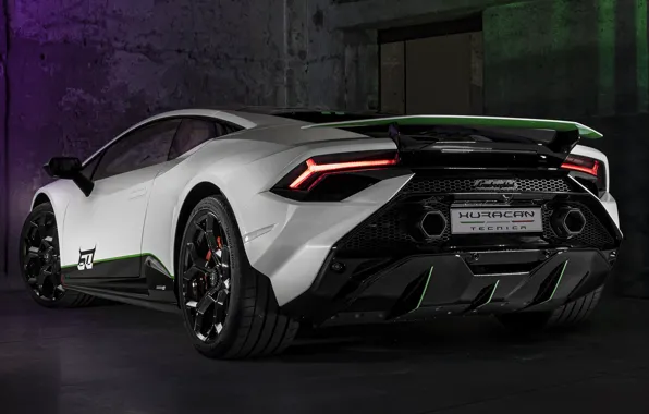 Lamborghini, вид сзади, Huracan, 2023, 60th Anniversary Edition, Tecnica, Lamborghini Huracan Tecnica