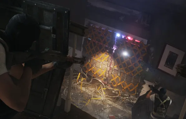 Укрытие, дробовик, террористы, Rainbow six: Siege