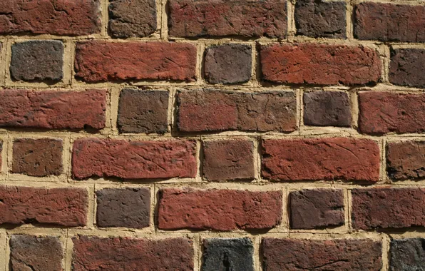 Rustic, bricks, pattern, wall of bricks