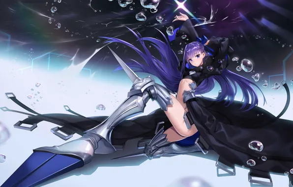 Девушка, Пузырьки, Fate / Grand Order, mhk (mechamania)