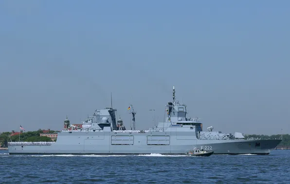 Фрегат, ВМС Германии, визит, FGS Baden-Württemberg