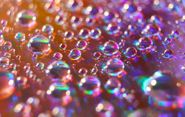 Drop, water, color
