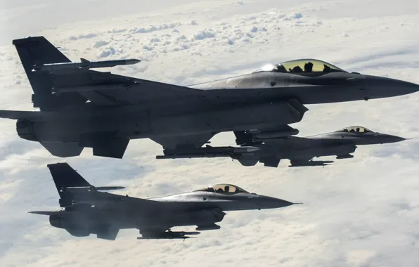 F-16, Fighting Falcon, ВВС США, General Dynamics, Атакующий сокол