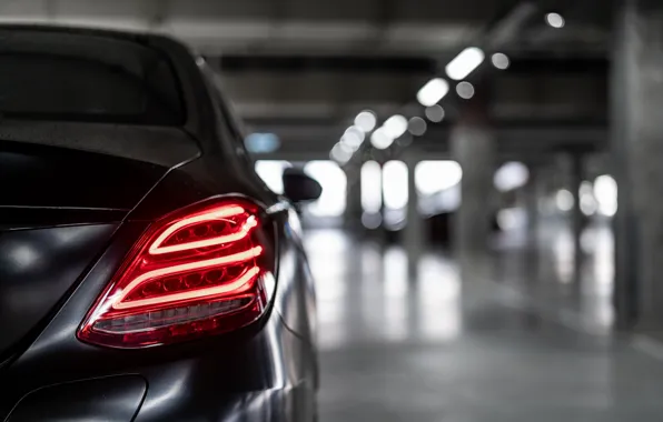 Mercedes, Benz, AMG, Black, Mercedes - Benz, C63, Sedan, Bi-Turbo