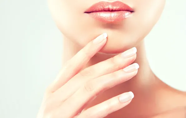 Картинка nails, lips, skin