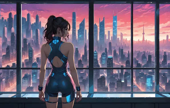 Картинка future, skyline, window, tomorrows