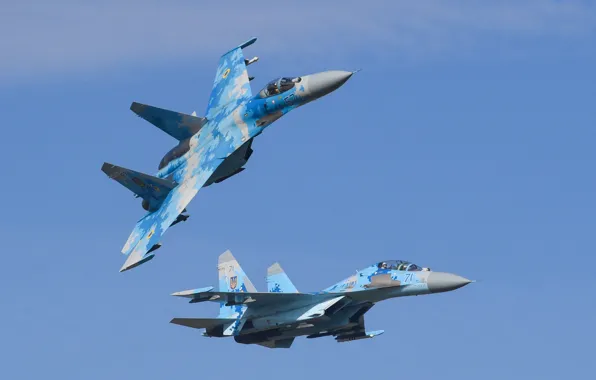 Истребитель, Украина, Су-27, Су-27УБ, ВВС Украины