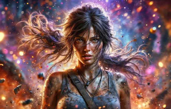 Картинка lara croft, glory, adventurous