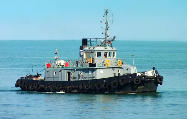 Буксир, морской, Черное море, труженик