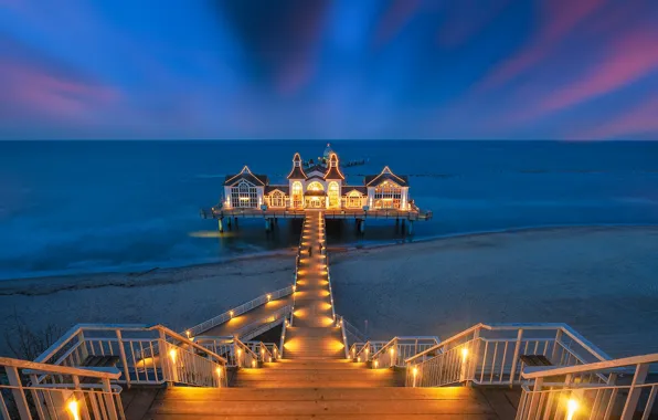 Море, берег, Germany, Sellin, Mecklenburg-Vorpommern