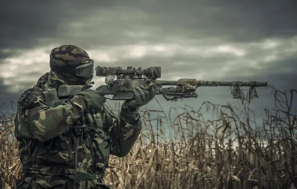 Green, wallpaper, gun, soldier, military, weapon, power, man