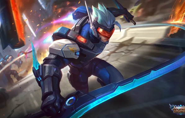 Движение, скорость, броня, парень, киборг, Mobile Legends Bang Bang