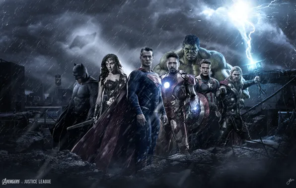 Мстители, лига справедливости, супергероои, thе avengers, justice leauge