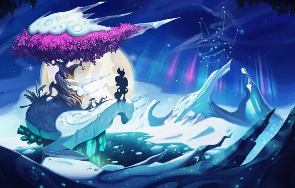 Game, blizzard, snow, Yooka-Laylee