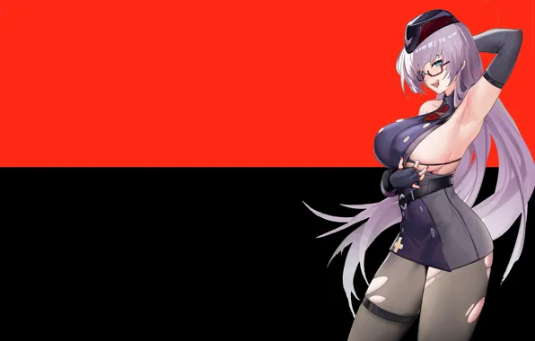 Girl, hot, anime, pretty, big boobs, babe, oppai, tight