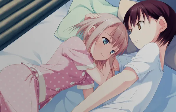 Картинка мальчик, арт, девочка, двое, Imouto No Katachi