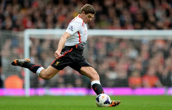 Англия, Спорт, Футбол, Football, Premier League, Ливерпуль, Liverpool, Steven Gerrard