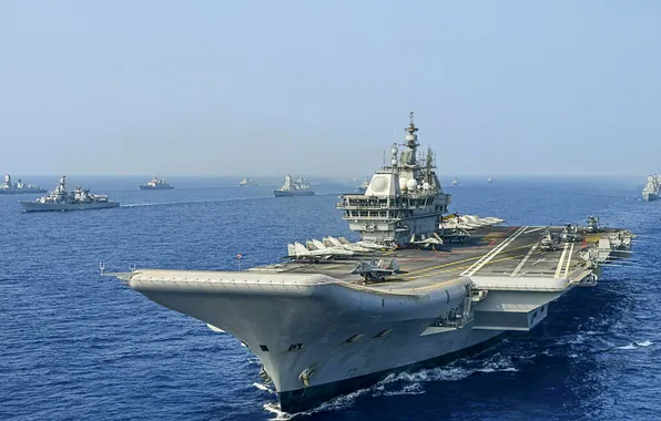 Учения, ВМС Индии, авианосец INS Vikrant