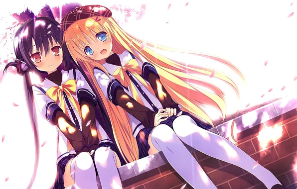 Girls, anime, uniform