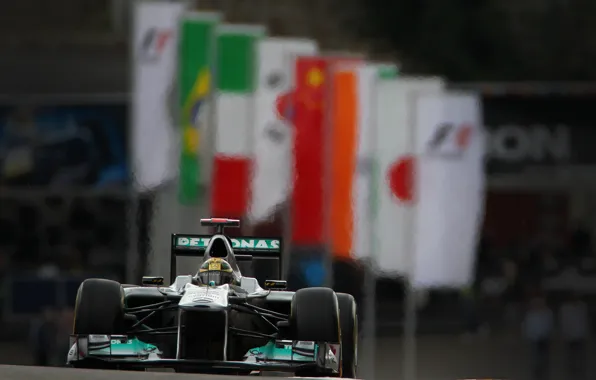 Mercedes GP, Формула-1, Мизаэль Шумахер, Бельгия 2011, Юбилейнаяя гонка