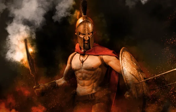 Картинка фон, игрушка, Леонид, 300 Спартанцев