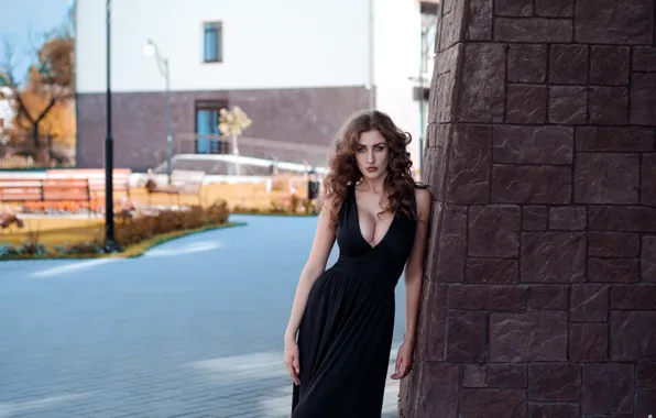 Небо, девушка, модель, арт, красивая, Beautiful, мода, Model