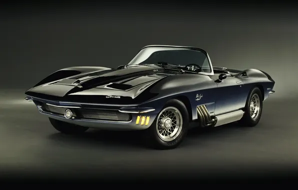 Картинка Concept, Corvette, Chevrolet, шевроле, корветт, 1962, Mako Shark