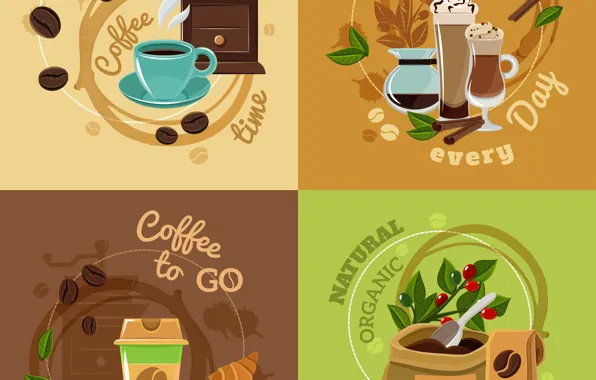 Фон, кофе, текстура, Coffee