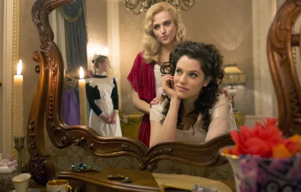 Отражение, девушки, зеркало, сериал, горничная, персонажи, актрисы, Dracula
