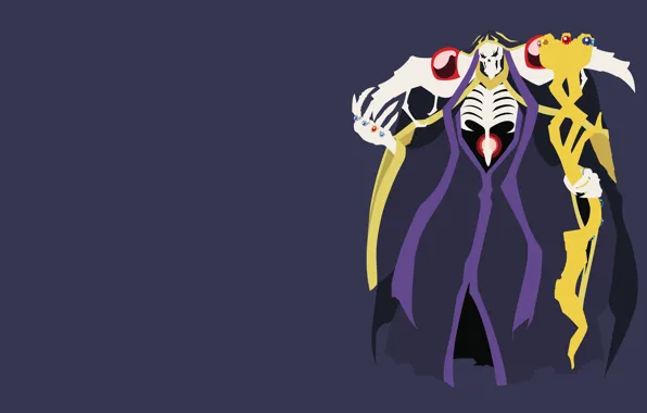 Скелет, Overlord, плащ, Владыка