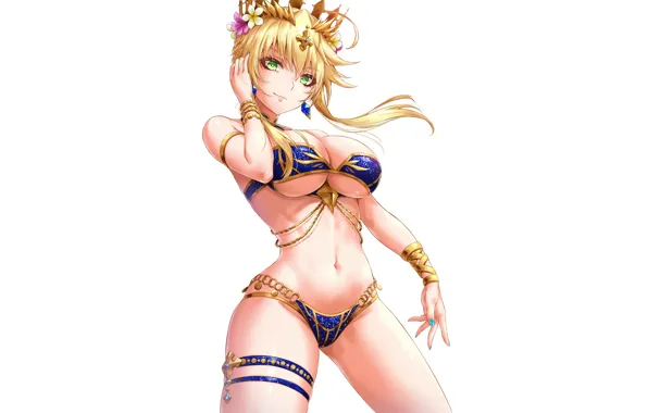 Girl, sexy, lingerie, pantsu, bra, cleavage, panties, green eyes