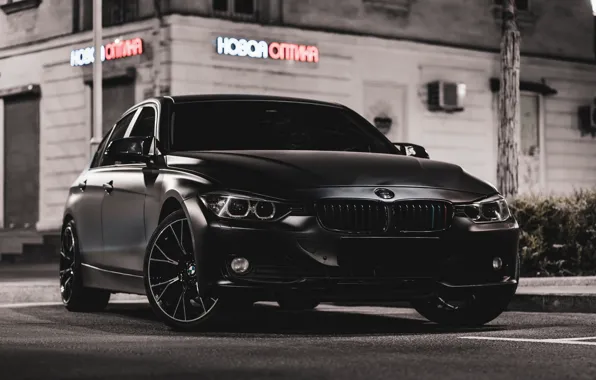 Car, bmw, bmw 3, nigh
