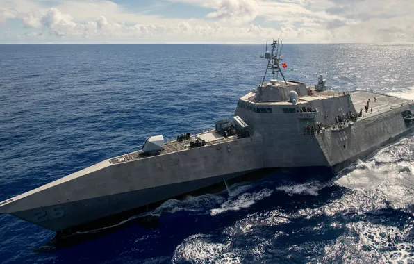 ВМС США, тримаран, USS Mobile, LCS-26