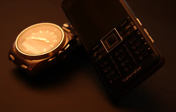 Картинка часы, Sony Ericsson, сони эрикссон, cuber shot, C902