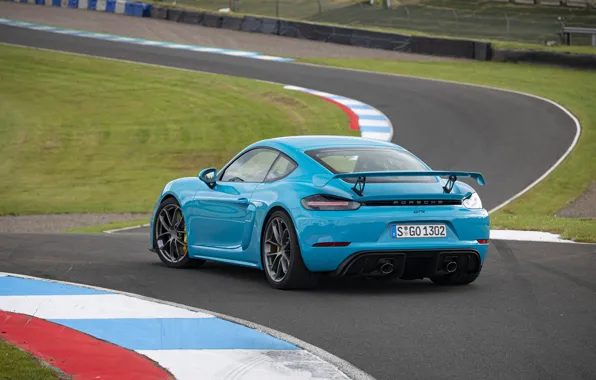 Porsche, Cayman, Трасса, GT4, Антикрыло, 2019, Porsche 718 (982) Cayman GT4