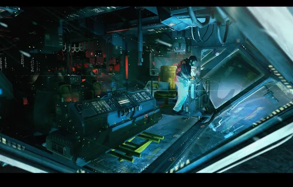 Alien: Isolation, Ships and ship, anesidorainterior bridge
