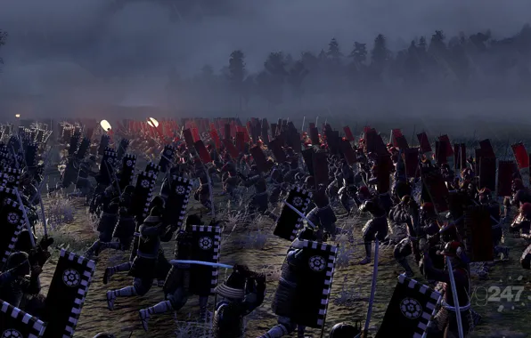 Война, битва, самураи, Total war