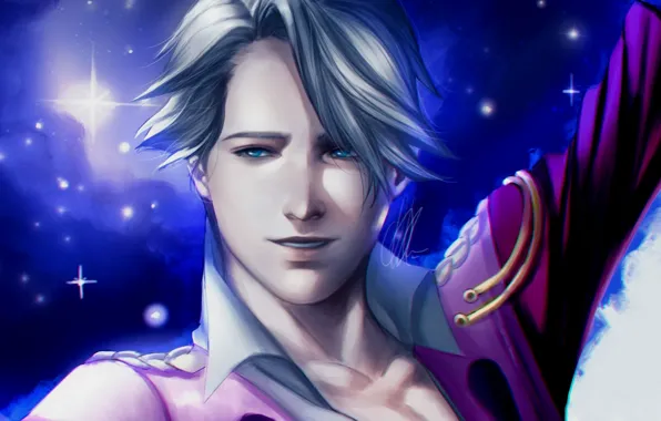 Аниме, арт, Yuri on Ice, Юрий на льду, Виктор Никифоров