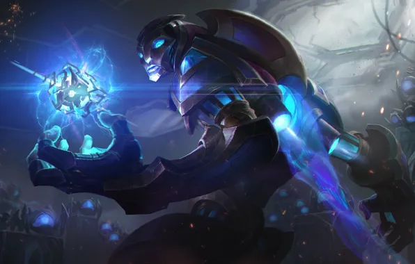 Свет, шар, существо, League Of Legends, Malzahar