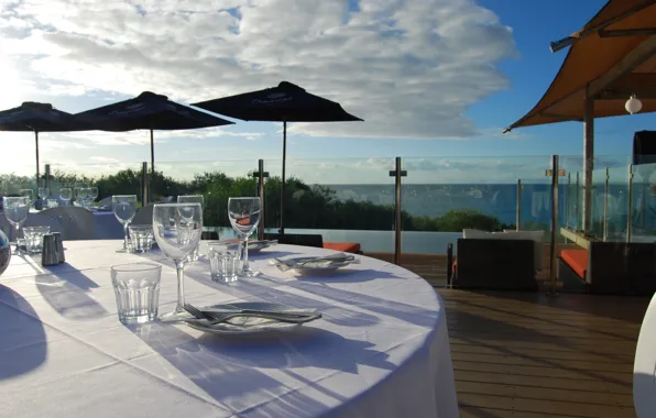 Вилла, ресторан, курорт, терраса, terrace, restaurant, lounge zone, потрясающий вид на синее море