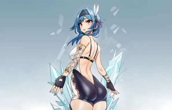Girl, sexy, ass, long hair, boobs, anime, beautiful, pretty